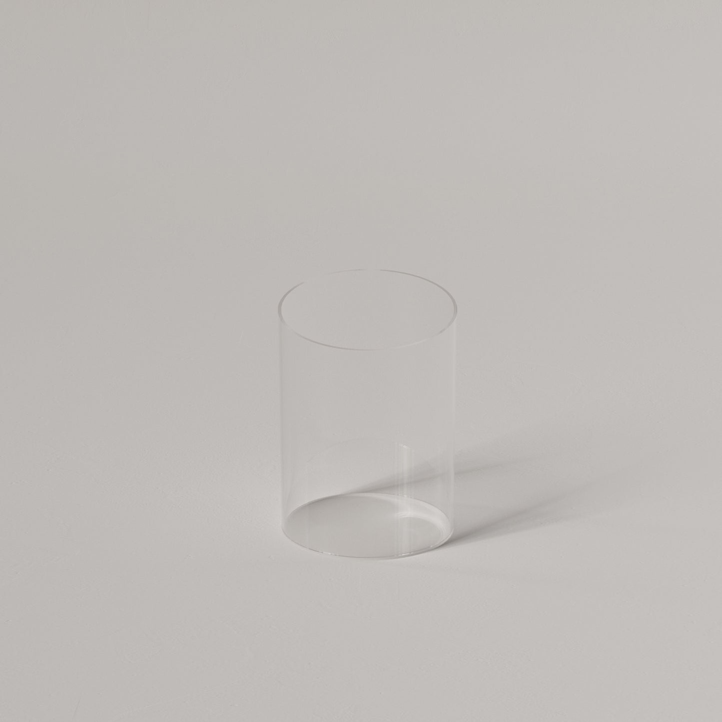 Boîte ronde inclinée | Plexiglas | H25xØ18cm