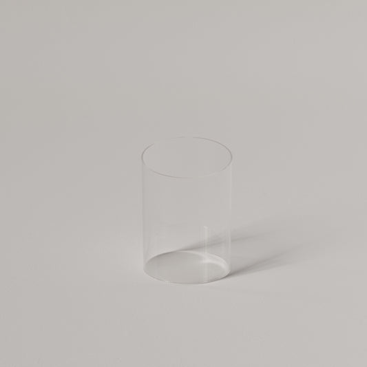 Boîte ronde inclinée | Plexiglas | H25xØ18cm